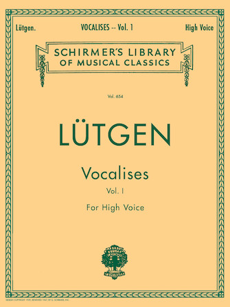 LUTGEN B. - VOCALISE V.1  (VOZ AGUDA)  20 EJERCICIOS DIARIOS