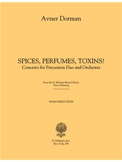 DORMAN A. - SPICES, PERFUMES TOXINS - PIANO REDUCCIÓN