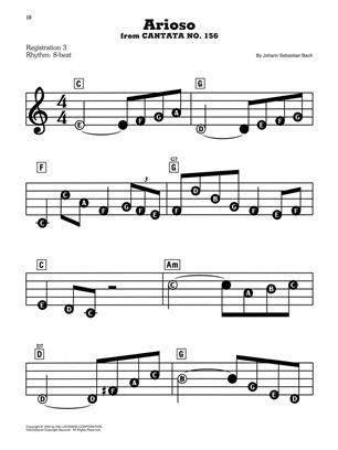 BACH.- THE BEST OF E-Z PLAY TODAY V.167