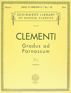 CLEMENTI M. - GRADUS AD PARNASSUM V.1: ESTUDIOS DIARIOS Nº 1 A 36 (PIANO)