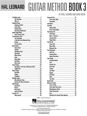 SCHMID W. - HAL LEONARD GUITAR METHOD V.3 + DESCARGA