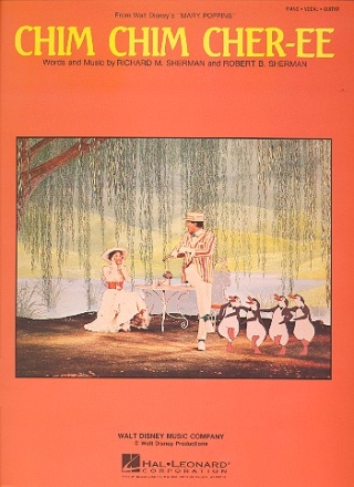 DISNEY W. - CHIM CHIM CHEREE (SHEET MUSIC) -