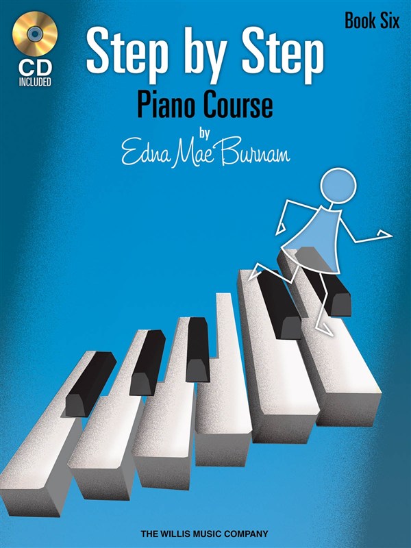 BURNAN E.M. - STEP BY STEP PIANO COURSE Vº 6+CD INGLES