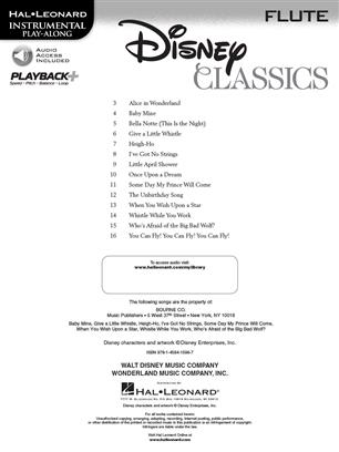 DISNEY. -  CLASSICS PLAY-ALONG +CD (FL)