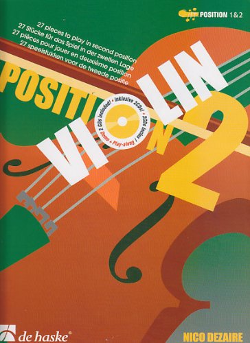 DEZAIRE N. - POSITIONS VIOLIN V.2 (27 PIEZAS EN 2º POSICION) +2CD
