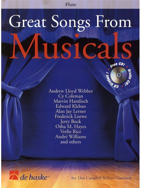 ALBUM - GREAT SONGS FROM MUSICALS (FL)(+CD)