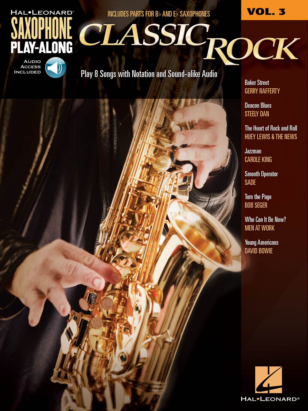 ALBUM - CLASSIC ROCK - SAXOPHONE PLAY ALONG V.3 (+AUDIO DESCARGABLE)