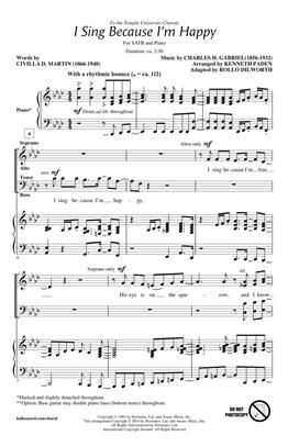 LECKH. - I SING BECAUSE I HAPPY CORO SATB