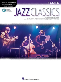 ALBUM - JAZZ CLASSICS -FLUTE - INSTRUMENTAL PLAY ALONG (+AUDIO DESCARGABLE)