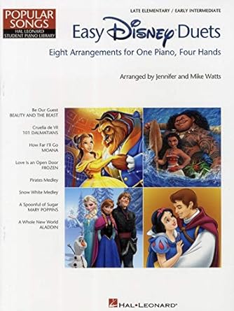 DISNEY - EASY DISNEY DUETS  (  PIANO 4M)