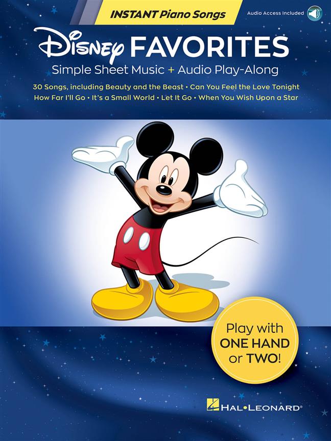 DISNEY - FAVORITES - INSTANT PIANO SONGS