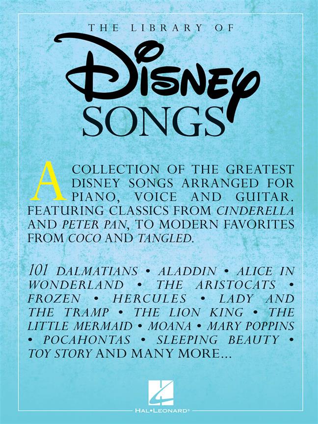 ALBUM - THE LIBRARY OF DISNEY SONGS