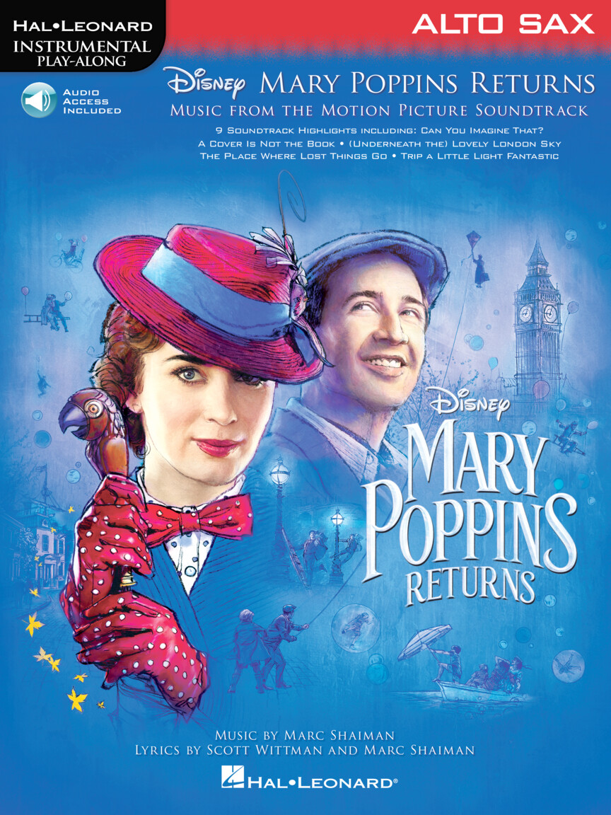SHAIMAN / WITTMAN - MARY POPPINS RETURNS - ALTO SAX - INTRUMENTAL PLAY ALONG (DESCARGABLE)