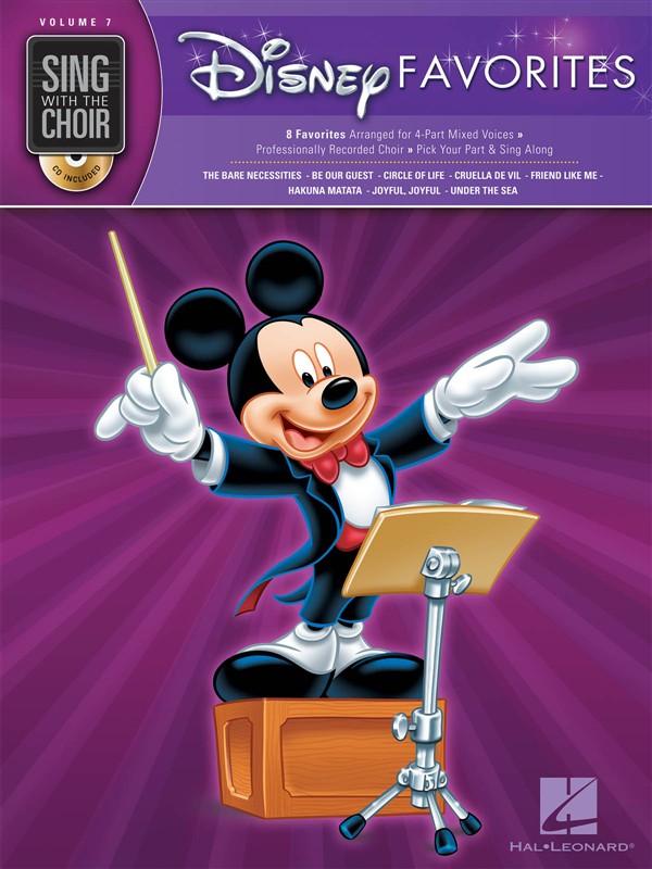 SING WITH THE CHOIR V.7 DISNEY FAVORITES