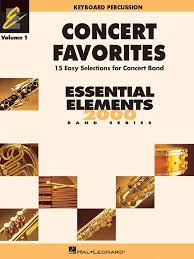VARIOS - ESSENTIAL ELEMENTS CONCERT V.1 FAVORITES KEYBOARD PERCUSSION