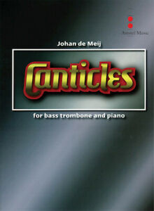 DE MEIJ J. - CANTICLES TROMBON BAJO Y PIANO