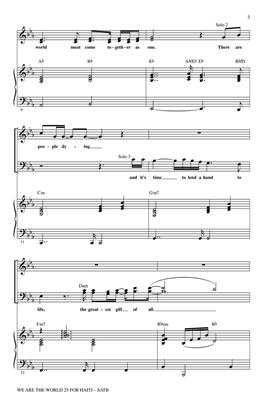 RITCHIE/JACKSON/EMERSON - WE ARE THE WOLD CORO SATB