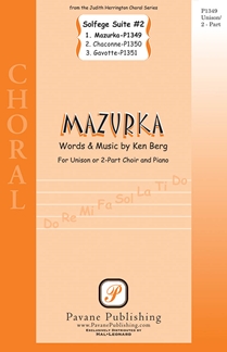 BERG K. - FROM SOLFEGE SUITE MAZURKA CORO 2 P