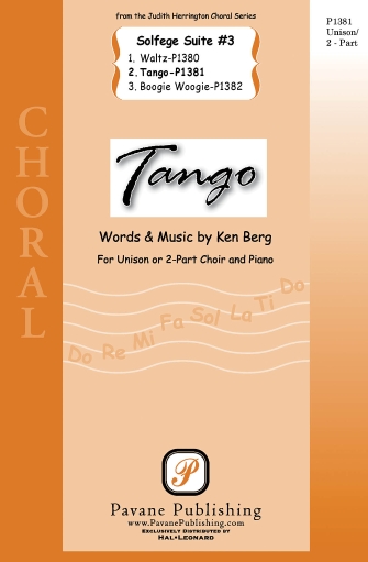 BERG K. - FROM SOLFEGE SUITE - TANGO CORO 3P