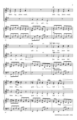 ANONIMO - SNOWFALL LULLABY -ARR GILPIN CORO SSA