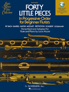 ALBUM - LITTLE PIECES  (40) PROGESSIVE ORDER FOR  BEGINNERS FLUTIST