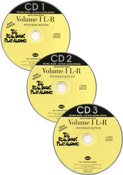 ALBUM - REAL BOOK PLAY-ALONG EUROPEAN V.1 L-R (SOLO 3 CD)