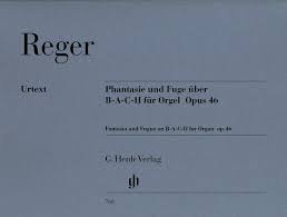 REGER M. - FANTASIA Y FUGA EN NOMBRE DE BACH OP.46 URTEXT