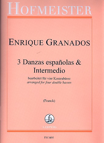 GRANADOS E. - DANZAS ESPAÑOLAS E INTERMEDIO 4 CONTRABAJO