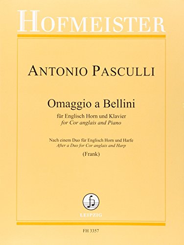 PASCULLI A. - HOMENAJE A BELLINI - CORNO INGLES Y PIANO