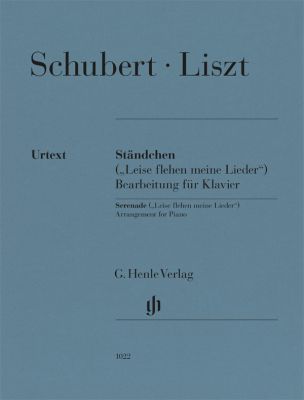 SCHUBERT F (LISZT) . - SERENATA (CON LETRA) STANDEHEN URTEXT DIGITADO