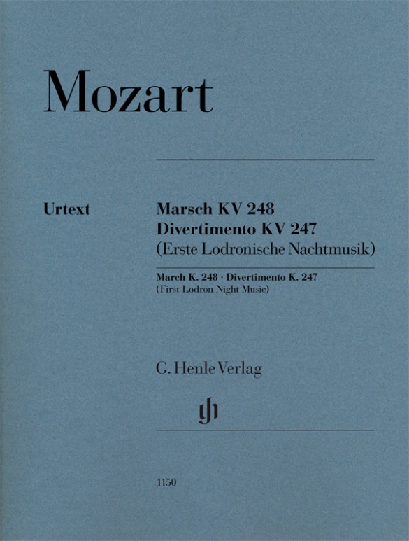 MOZART W. A .- MARCHA KV 248-DIVERTIMENTO KV247 URTEXT