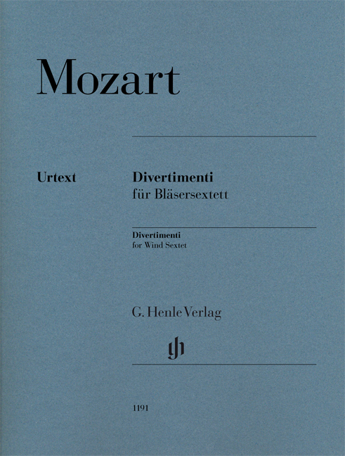MOZART W.A. - DIVERTIMENTO PARA SEXTECTO DE VIENTO  URTEXT -