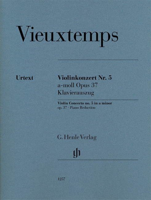 VIEUXTEMPS H. - CONCIERTO Nº5 LA m OP.37 (URTEXT)   -V/P