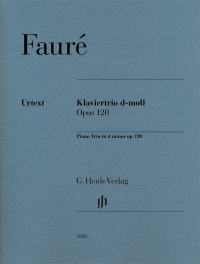 FAURE G. - TRIO CON PIANO RE m OP.120 URTEXT