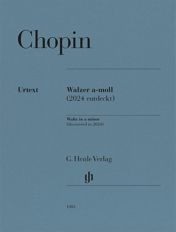 CHOPIN F. - VALS LA m (DESCUBIERTO EN 2024) URTEXT
