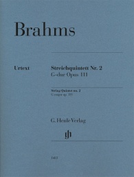 BRAHMS J. - QUINTETO Nº2 SOL M (PT) 2V/2VA/VC - OP.111 URTEXT