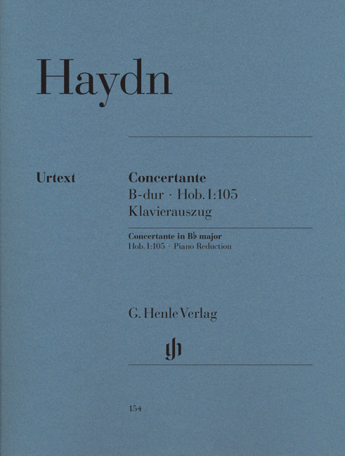 HAYDN M. - CONCIERTANTE SIb M HOB.I:105 OB/FG/V/VC/P  URTEXT -