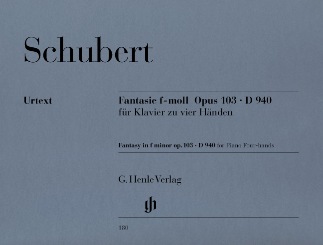 SCHUBERT F. - FANTASIA FA m D.940 - OP.103 (P4 MANOS)