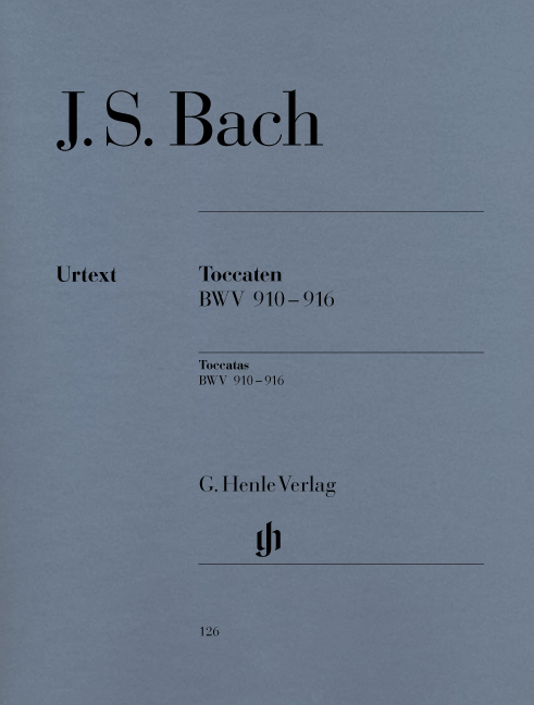 BACH J.S. - TOCCATAS URTEXT (7) - BWV.910-916 DIGITADA