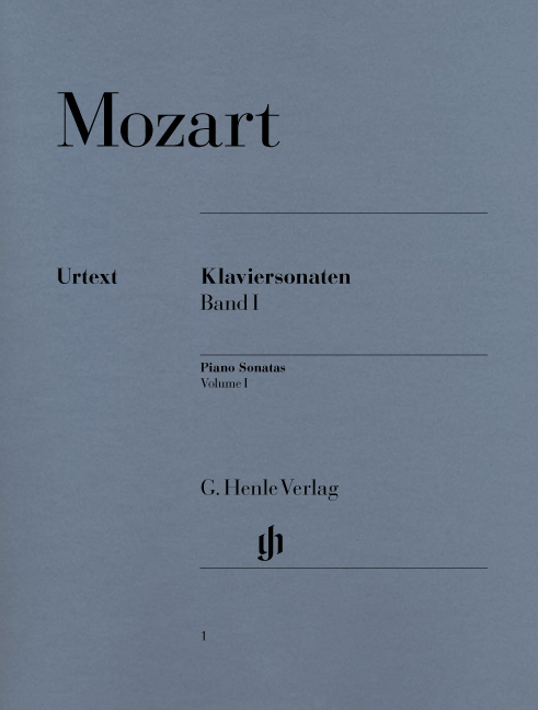 MOZART W.A. - SONATAS V.1 URTEXT (CON DIGITACION)