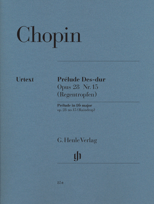 CHOPIN F. - PRELUDIO REb M GOTA DE AGUA URTEXT