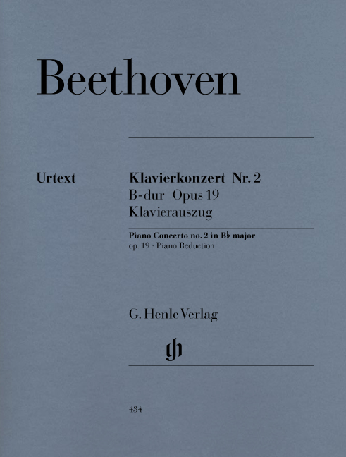 BEETHOVEN L.V. - CONCIERTO Nº2 SIb M URTEXT - OP.19