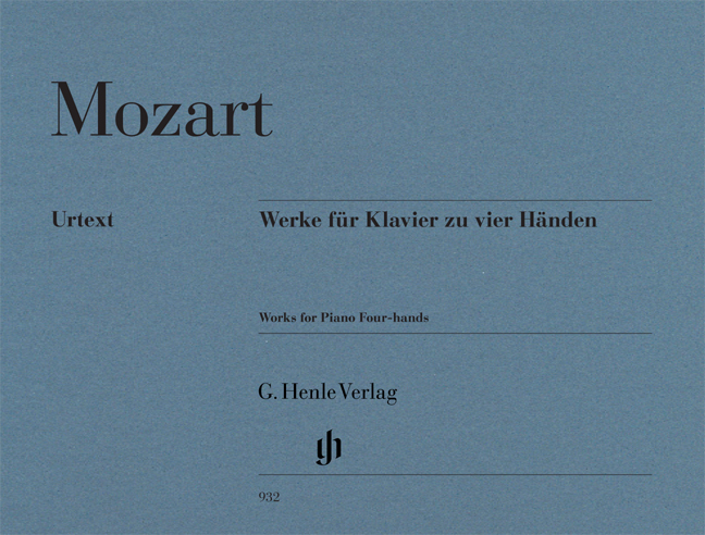 MOZART W.A. - OBRAS PARA PIANO 4 MANOS URTEXT -