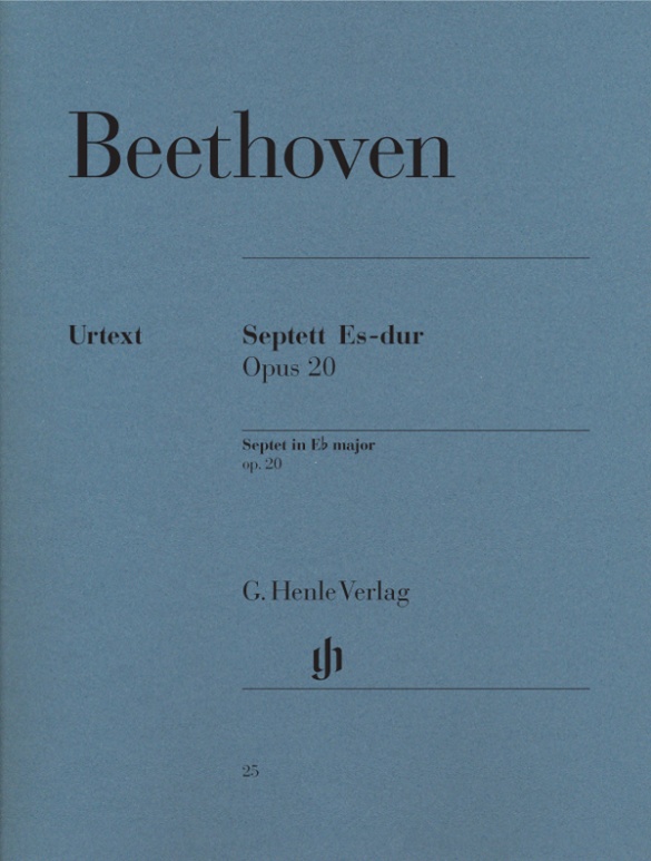 BEETHOVEN L.V. - SEPTIMINO MIb M (PT) V/VA/VC/CB/TR/CL/FG - OP.20  URTEXT -