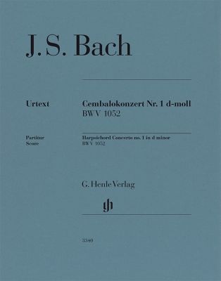 BACH J.S - CONCIERTO RE m BWV 1052 Nº 1 (CEMBALO) ORQUESTA DIRECTOR URTEXT