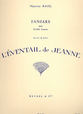 RAVEL M. - FANFARE (L´EVENTAIL DE JEANNE) PIANO 4 MANOS