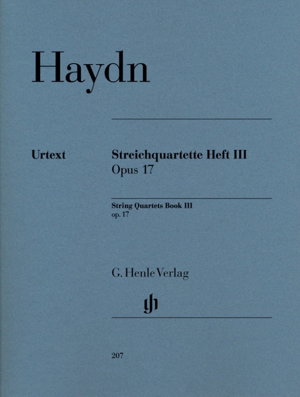 HAYDN J. - CUARTETOS V.3 URTEXT (PT)    2V/VA/VC - OP.17