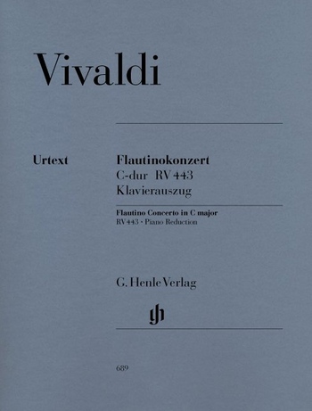 VIVALDI A. - CONCIERTO DO M F.VI/4 URTEXT - RV.443 FLAUTIN