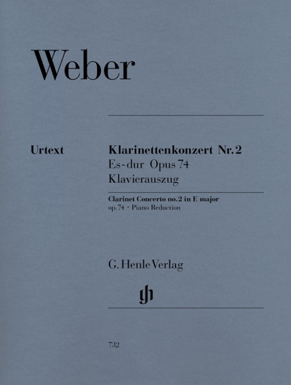 WEBER C.M. - CONCIERTO Nº2 MIb M OP.74 URTEXT