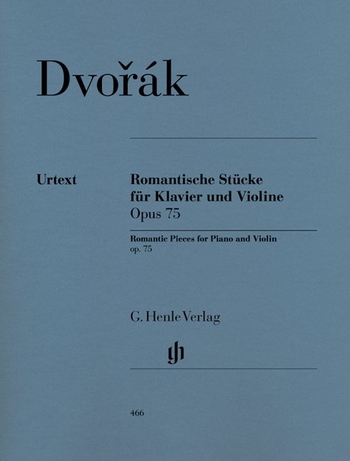 DVORAK A. - PIEZAS ROMANTICAS OP.75 - URTEXT - VIOLIN Y PIANO